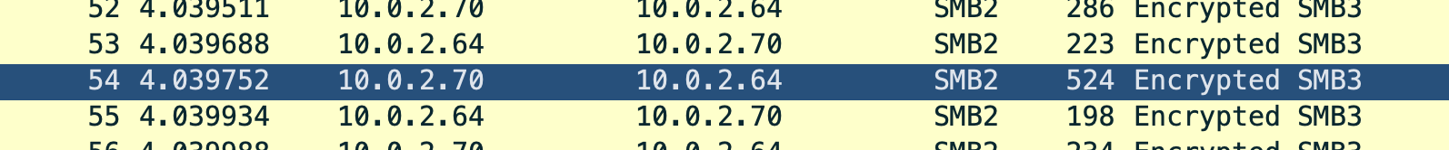 Encrypted SMB3